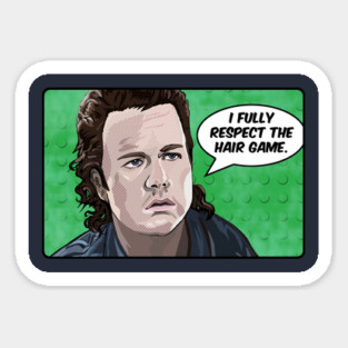 Dr. Eugene Porter:  Master of the mullet Sticker