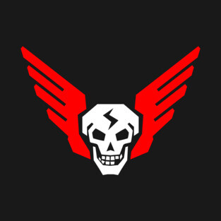 Street Fighter the Movie Shadaloo logo Red and White T-Shirt