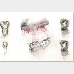 teeth Posters and Art