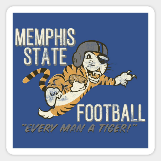 Memphis State Football Sticker by rt-shirts