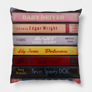 Baby Driver Cassettes Pillow