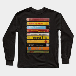 Pulp Fiction Cassettes Long Sleeve T-Shirt