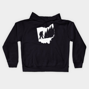 Ohio Bigfoot Kids Hoodie