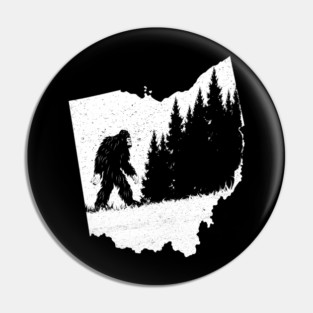 Ohio Bigfoot Pin