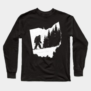 Ohio Bigfoot Long Sleeve T-Shirt