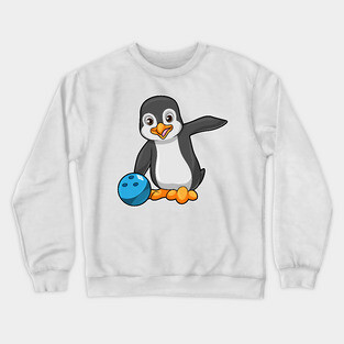 Penguin Bowling Bowling ball Crewneck Sweatshirt