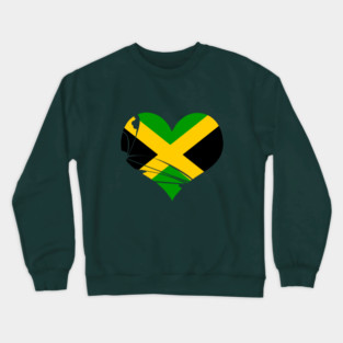 Jamaica heart Crewneck Sweatshirt