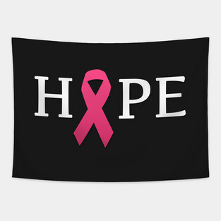 Hope pink ribbon-women Tapestry