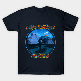 Distressed El Rio Del Tiempo Mexico Pavilion Gran Fiesta Tour T-Shirt