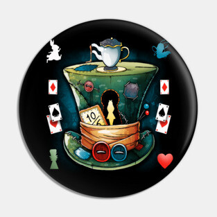 Mad Hatter Pin