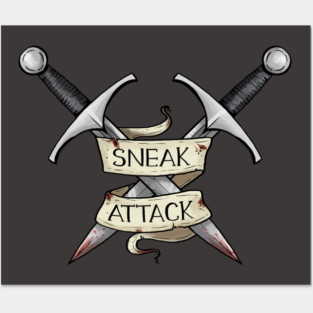 Rogue - Sneak Attack Posters and Art