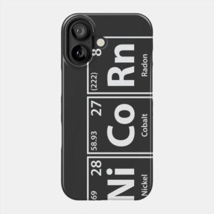 Unicorn (U-Ni-Co-Rn) Periodic Elements Spelling Phone Case