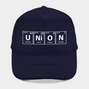 Union (U-Ni-O-N) Periodic Elements Spelling Hat