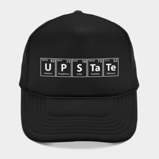 Upstate (U-P-S-Ta-Te) Periodic Elements Spelling Hat