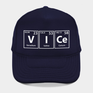 Vice (V-I-Ce) Periodic Elements Spelling Hat