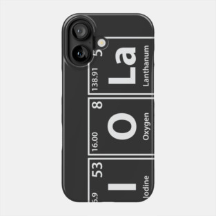 Viola (V-I-O-La) Periodic Elements Spelling Phone Case