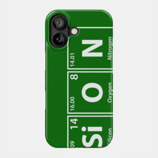 Vision (V-I-Si-O-N) Periodic Elements Spelling Phone Case