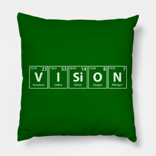 Vision (V-I-Si-O-N) Periodic Elements Spelling Pillow