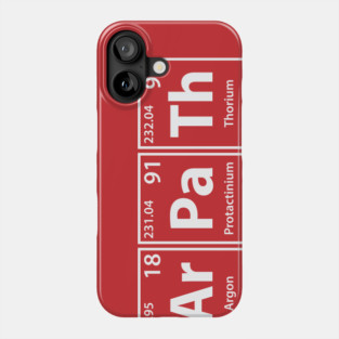 Warpath (W-Ar-Pa-Th) Periodic Elements Spelling Phone Case