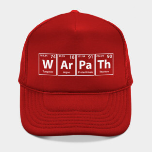 Warpath (W-Ar-Pa-Th) Periodic Elements Spelling Hat