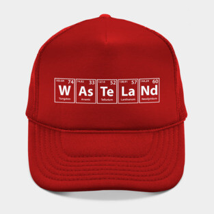 Wasteland (W-As-Te-La-Nd) Periodic Elements Spelling Hat