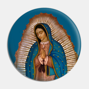 Our Lady of Guadalupe (transparent background design) Pin
