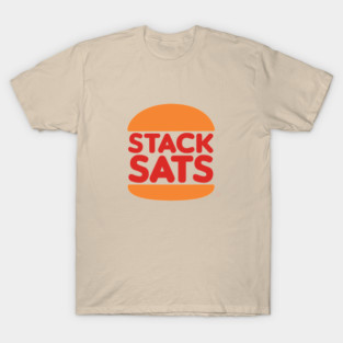 Stack Sats Burger T-Shirt