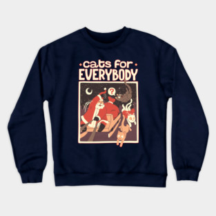 Cats for Everybody Crewneck Sweatshirt