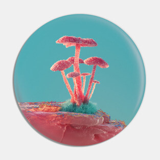 Mushrooms Pin