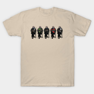 Five Bernie Sanders Holding Things T-Shirt