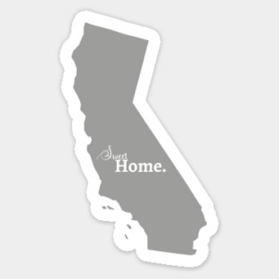 California sweet home Sticker