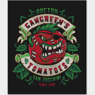 Genetically Mutated Tomatoes - Retro 90's Cartoon Posters and Art