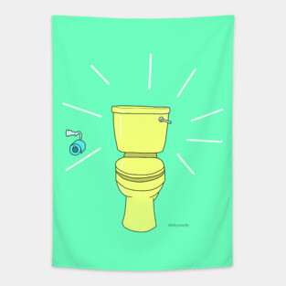 Toilet Tapestry
