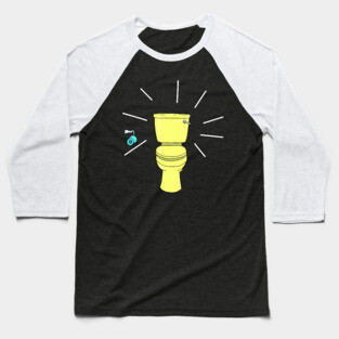 Toilet Baseball T-Shirt
