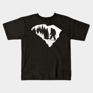 Bigfoot South Carolina State Kids T-Shirt