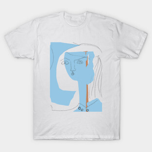 Picasso blue face T-Shirt