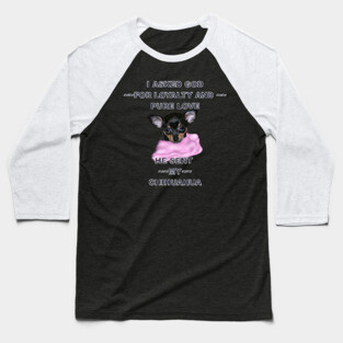Adorable Chihuahua Puppy Baseball T-Shirt
