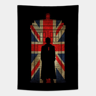 10th in Union jack Tapestry