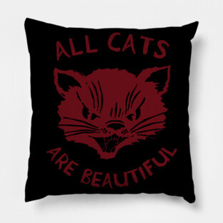 All Cats Are Beautiful - ACAB, Leftist, Socialist, Anarchist Pillow