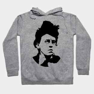 Emma Goldman Silhouette - Anarchist, Feminist, Socialist Hoodie
