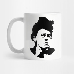 Emma Goldman Silhouette - Anarchist, Feminist, Socialist Mug