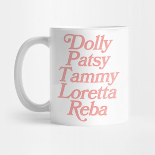 Country Legends  / Retro Style Country Music Fan Gift Mug