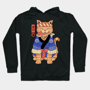 Sushi Meowster Cat Hoodie