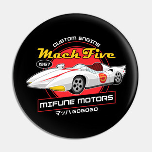 Mach Five - Mifune Motors - Speed Racer Pin