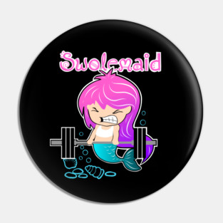 fitness girl, mermaid, gym girl, fitness Pin