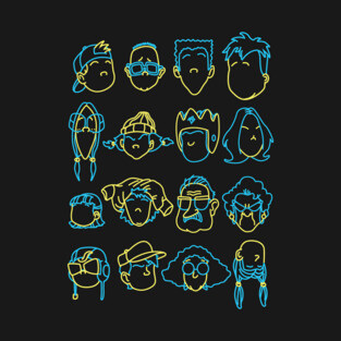 Minimalist Cartoon Children T-Shirt