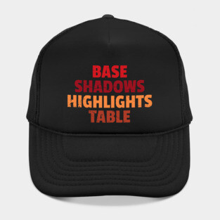 Base Shadows Highlights Table Miniature Painter Hat
