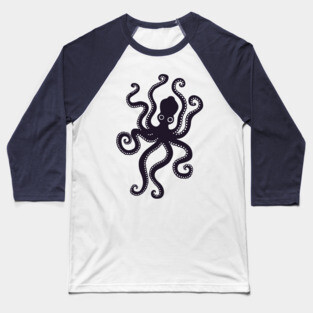 Mycenean Octopus Baseball T-Shirt