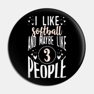 Softball Pin