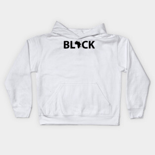 Black. African American Afrocentric Shirts Hoodies and gifts Kids Hoodie